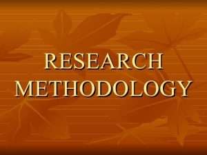 How to choose the right research method for your final year project