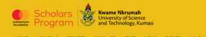 Kwame Nkrumah University of Science and Technology Mastercard Foundation Scholarship