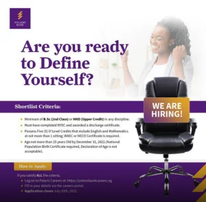 Polaris Bank Graduate Trainee Program 2022