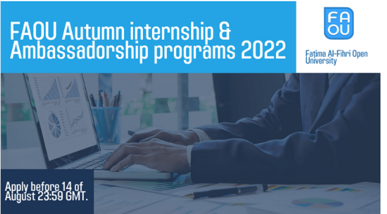 Apply for the 2022 FAOU Internship & Ambassadorship (Multiple Positions Available)
