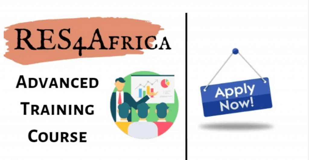 Apply For RES4Africa 9th Edition Advanced training Course for African
