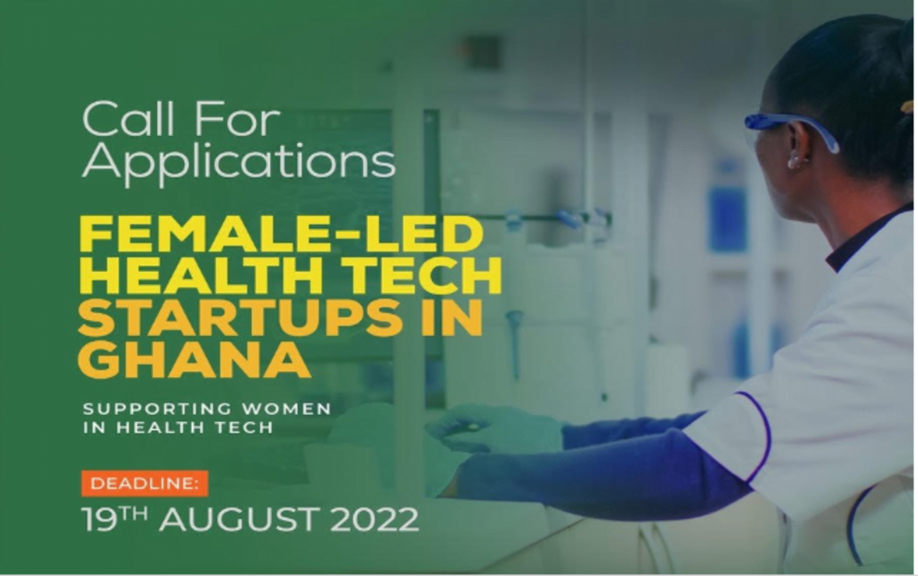 Apply for Grant for Female-Led Health Tech Startups in Ghana
