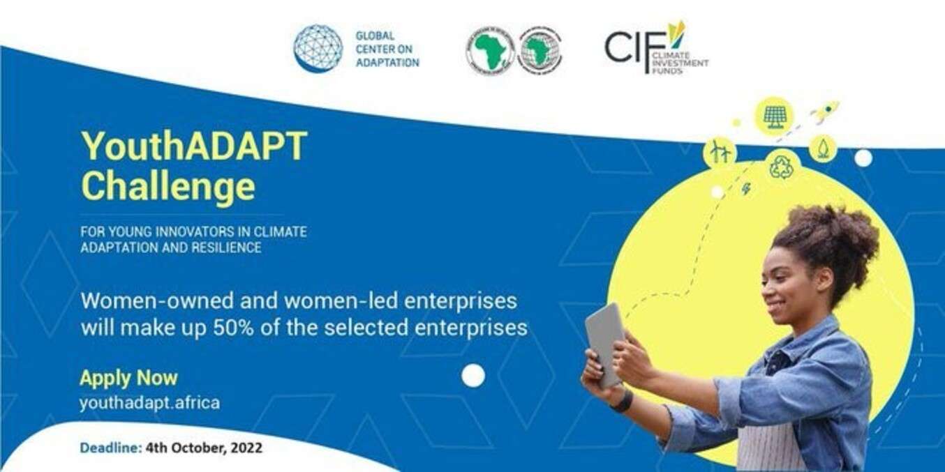 Youth Adaptation Solutions Challenge for Africa (Up to $100,000 Grants)