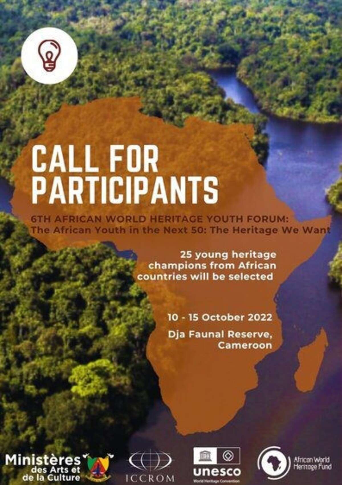 APPLY NOW: 6th African World Heritage Regional Youth Forum 2022 for young Africans (Fully Funded to Cameroon)