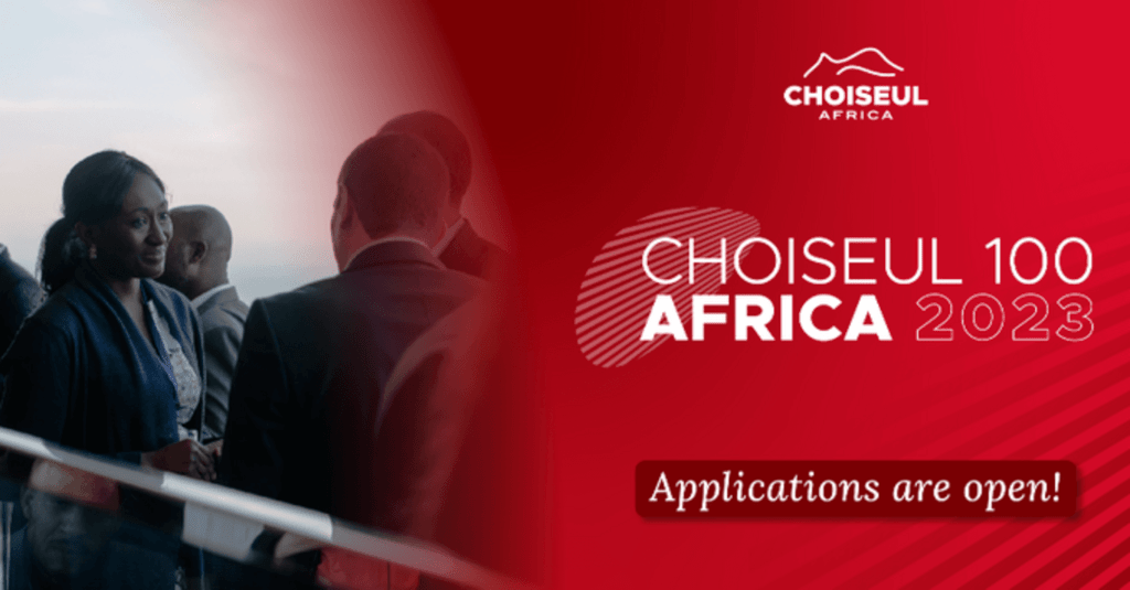 Call For Application: Choiseul 100 Africa 2023 (Fully Funded)