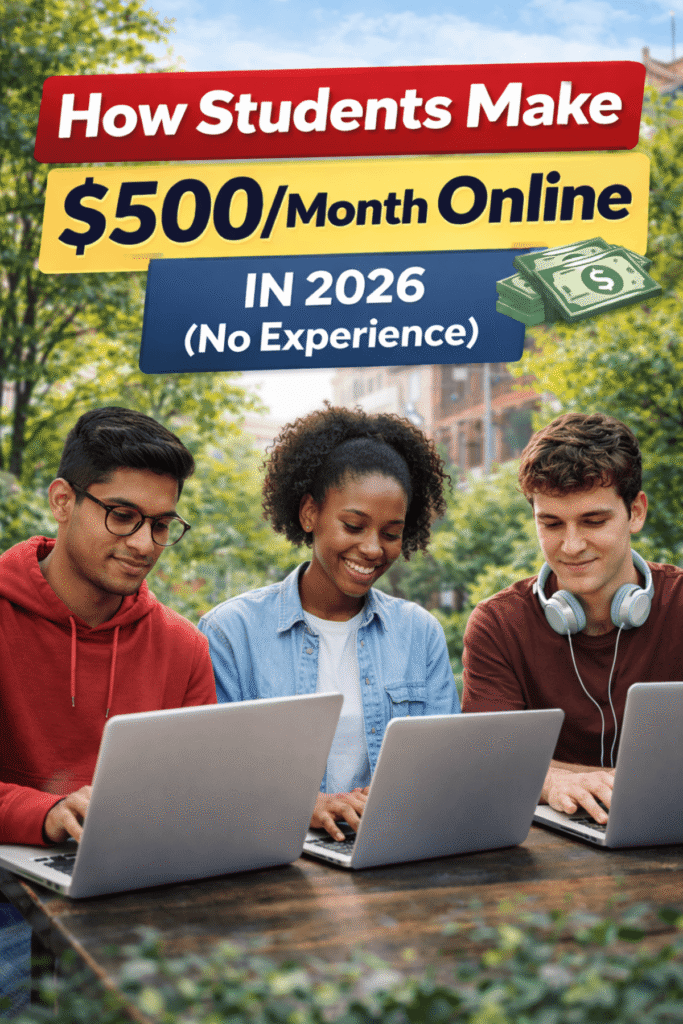 How Students Make $500/Month Online in 2026 (No Experience)