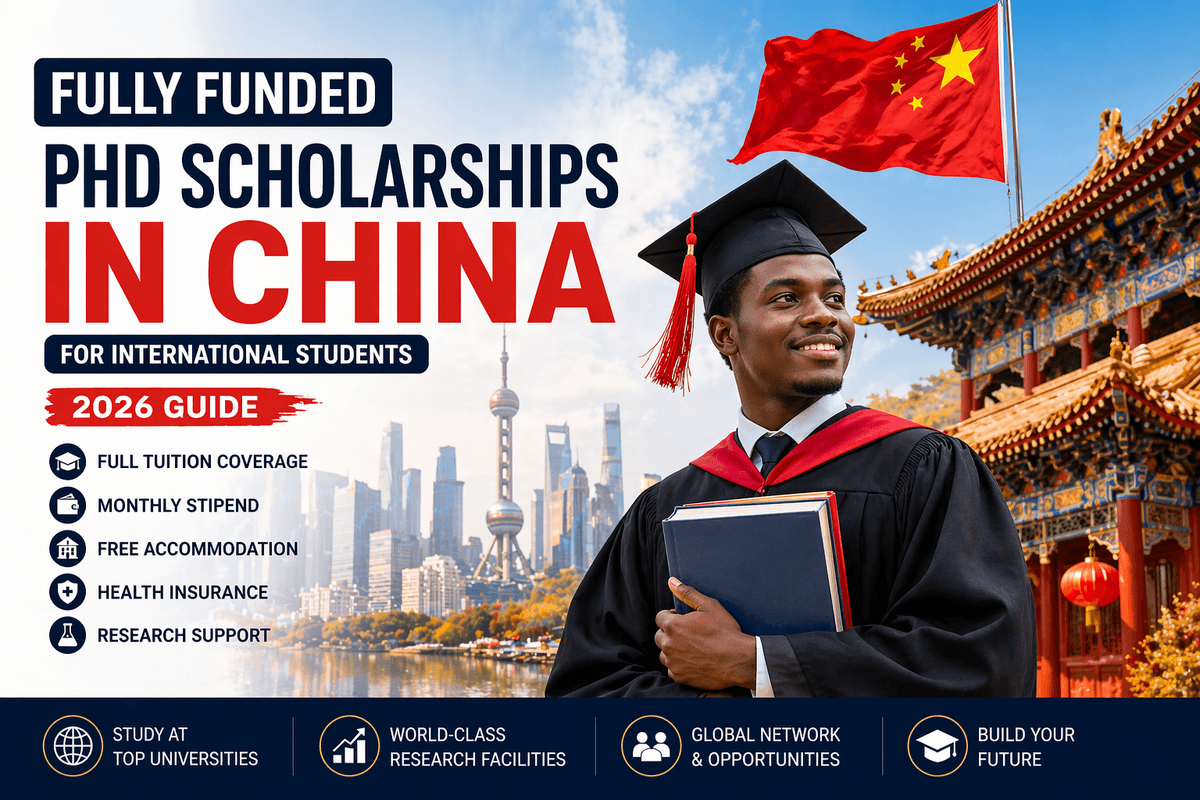 Fully Funded PhD Scholarships in China