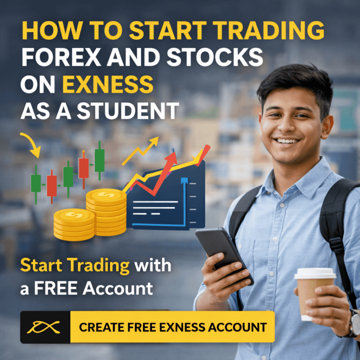 How to Start Trading Forex and Stocks on Exness as a Student (Beginner’s Guide 2026)